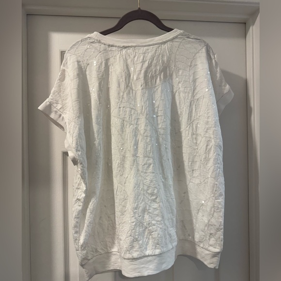 Tommy Bahama Garden Estate Embellished Lux T-Shirt - Picture 6 of 9